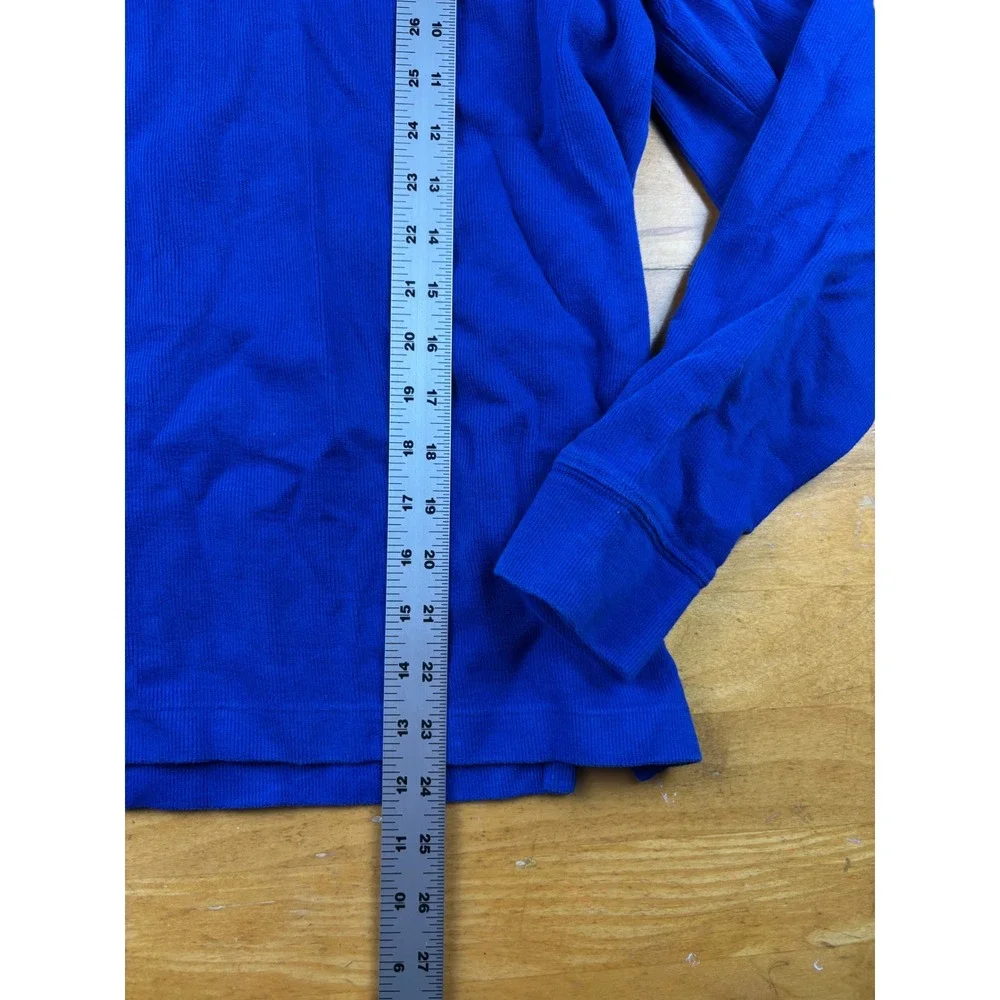 Polo Ralph Lauren Estate Rib Quarter Zip Pullover Royal Blue Mens Large